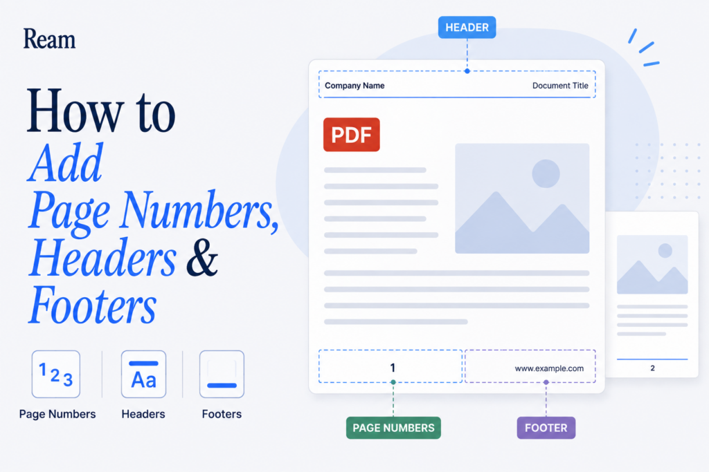 How to Add Page Numbers, Headers & Footers (and Bates Numbers)