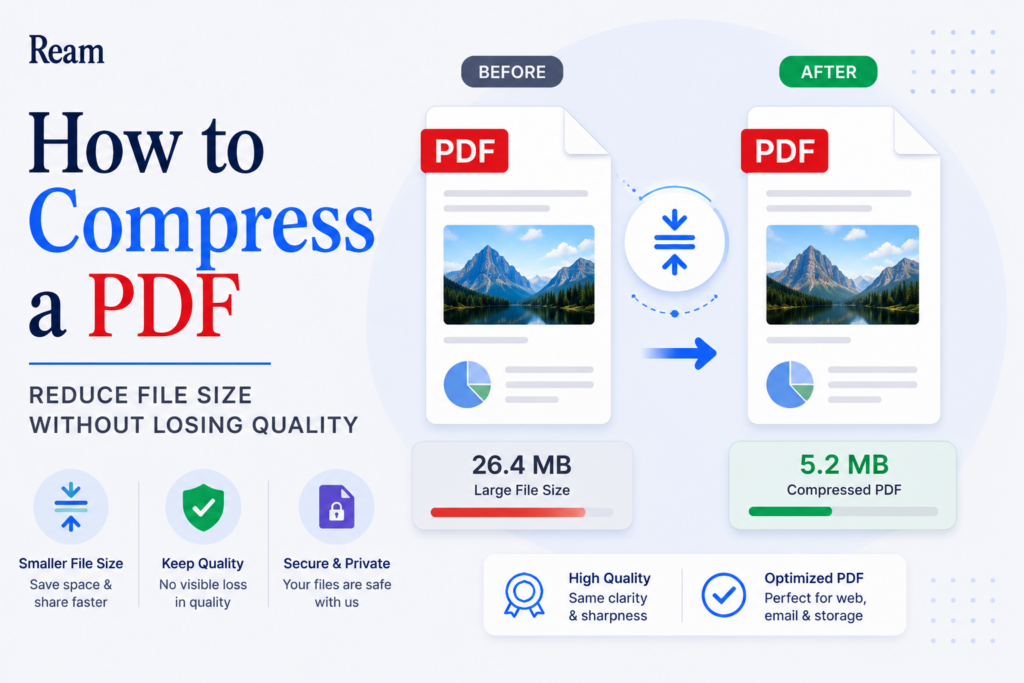 How to Compress a PDF (Reduce File Size Without Losing Quality)