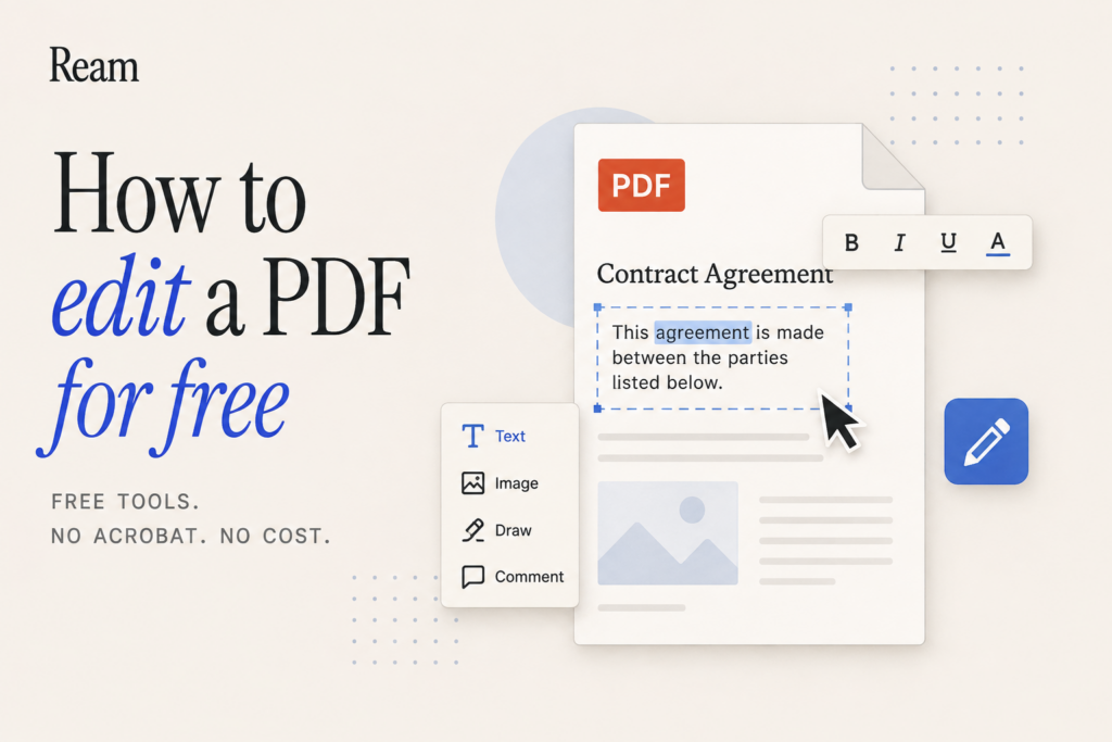 How to Edit a PDF for Free (Without Adobe Acrobat)