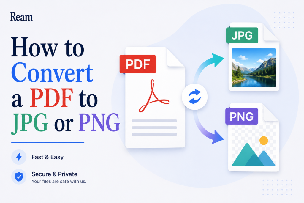How to Convert a PDF to JPG or PNG (Every Page an Image)